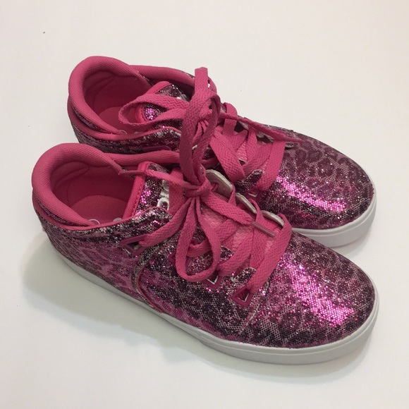 pink sparkly shoes